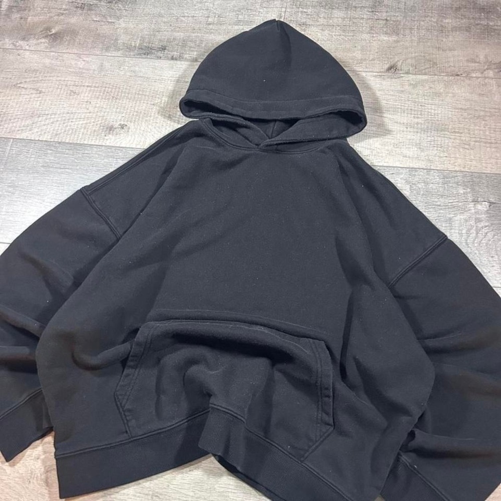 Vintage Y2K emo grunge no boundaries essential black hoodie Size L
